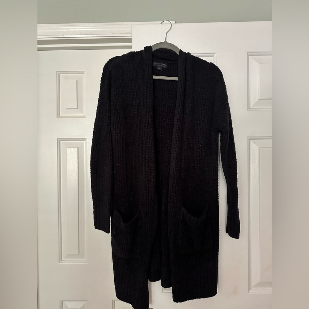 Barefoot Dreams cozy chic lite black sweater
